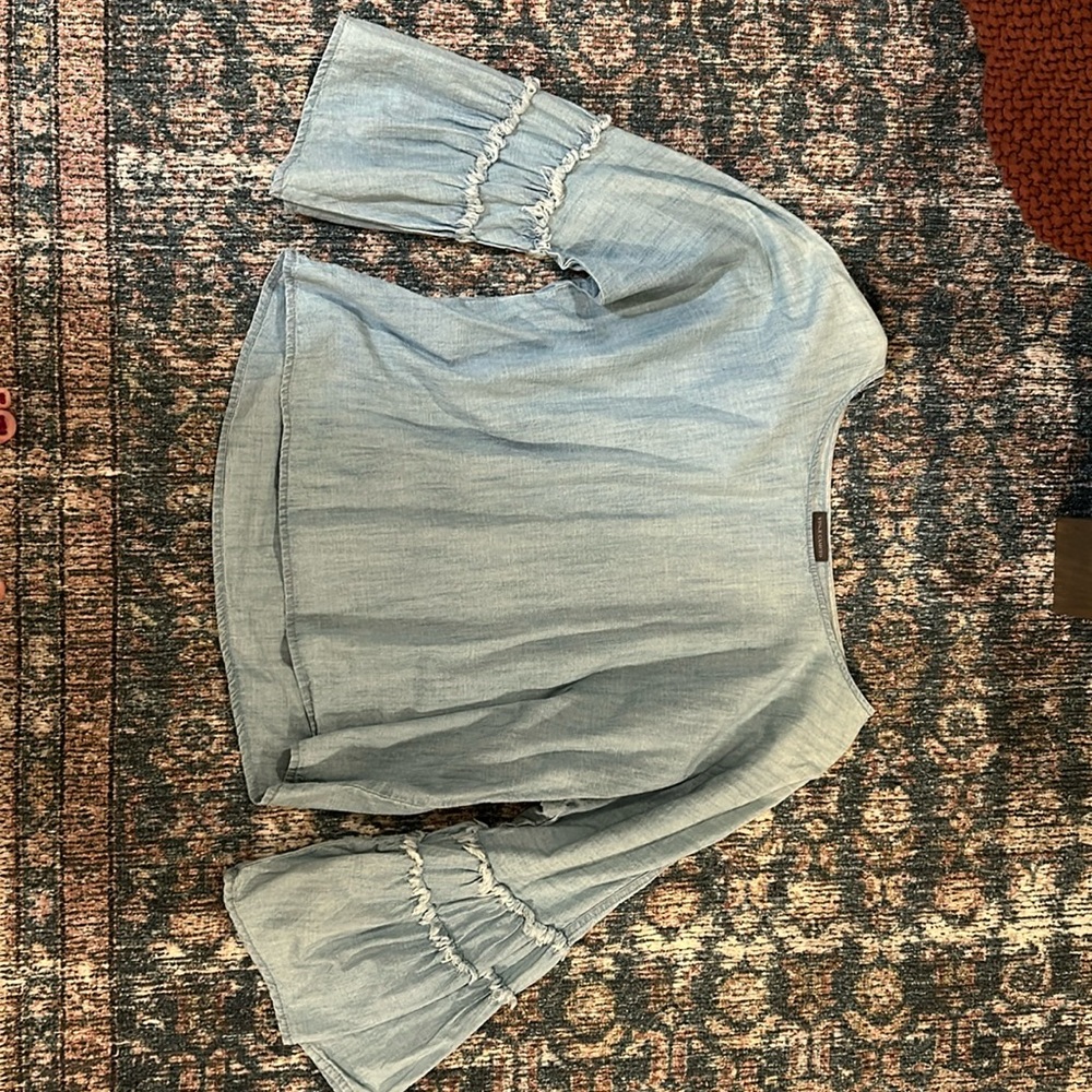Like new Vince Camuto denim top